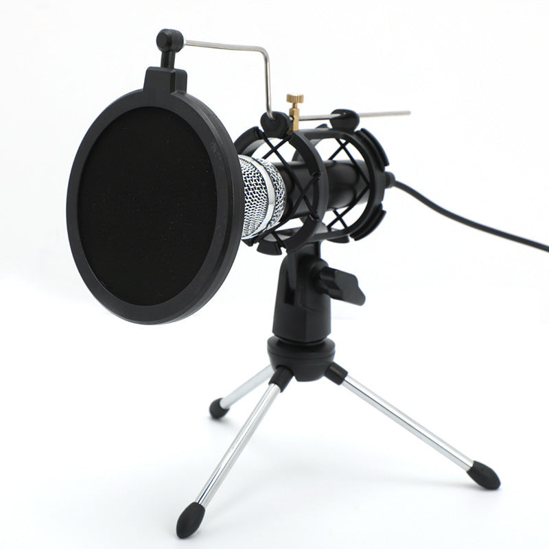 Mini Mobile Computer Live Broadcast With Stand Microphone Aluminum Marquezshop