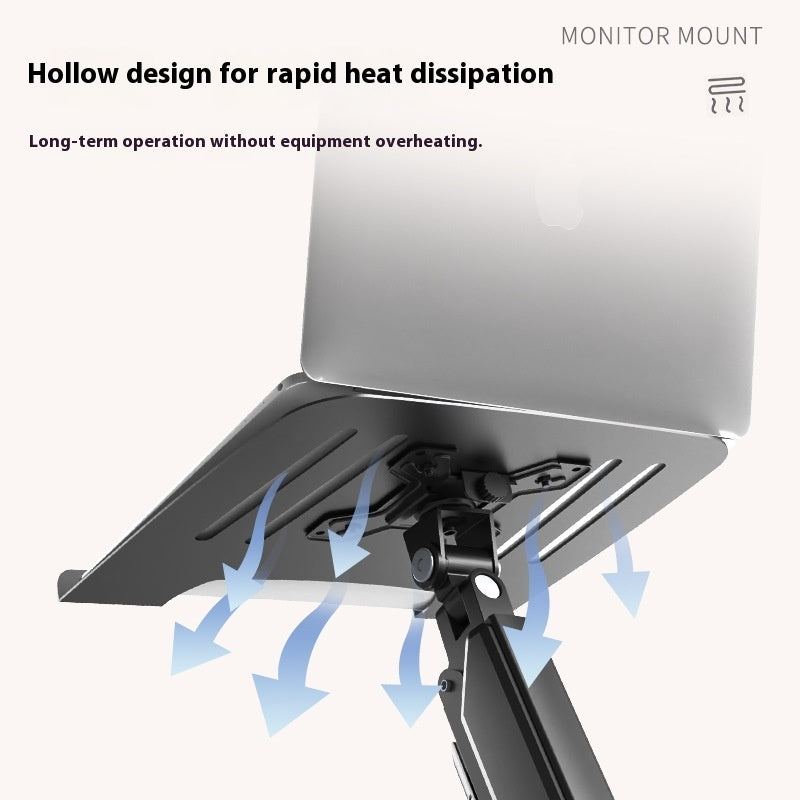 Laptop Support Suspended Cooling Desktop Height Increasing Mechanical Arm Base Marquezshop