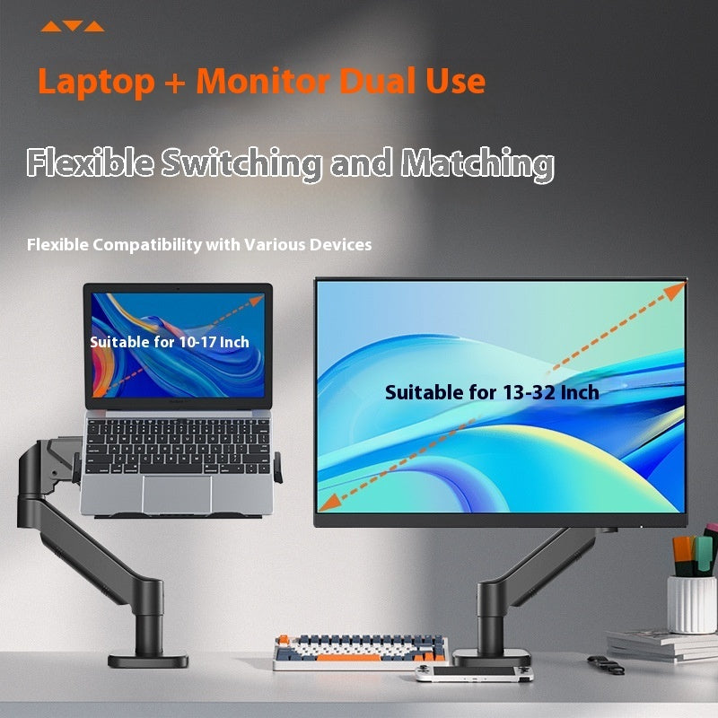 Laptop Support Suspended Cooling Desktop Height Increasing Mechanical Arm Base Marquezshop