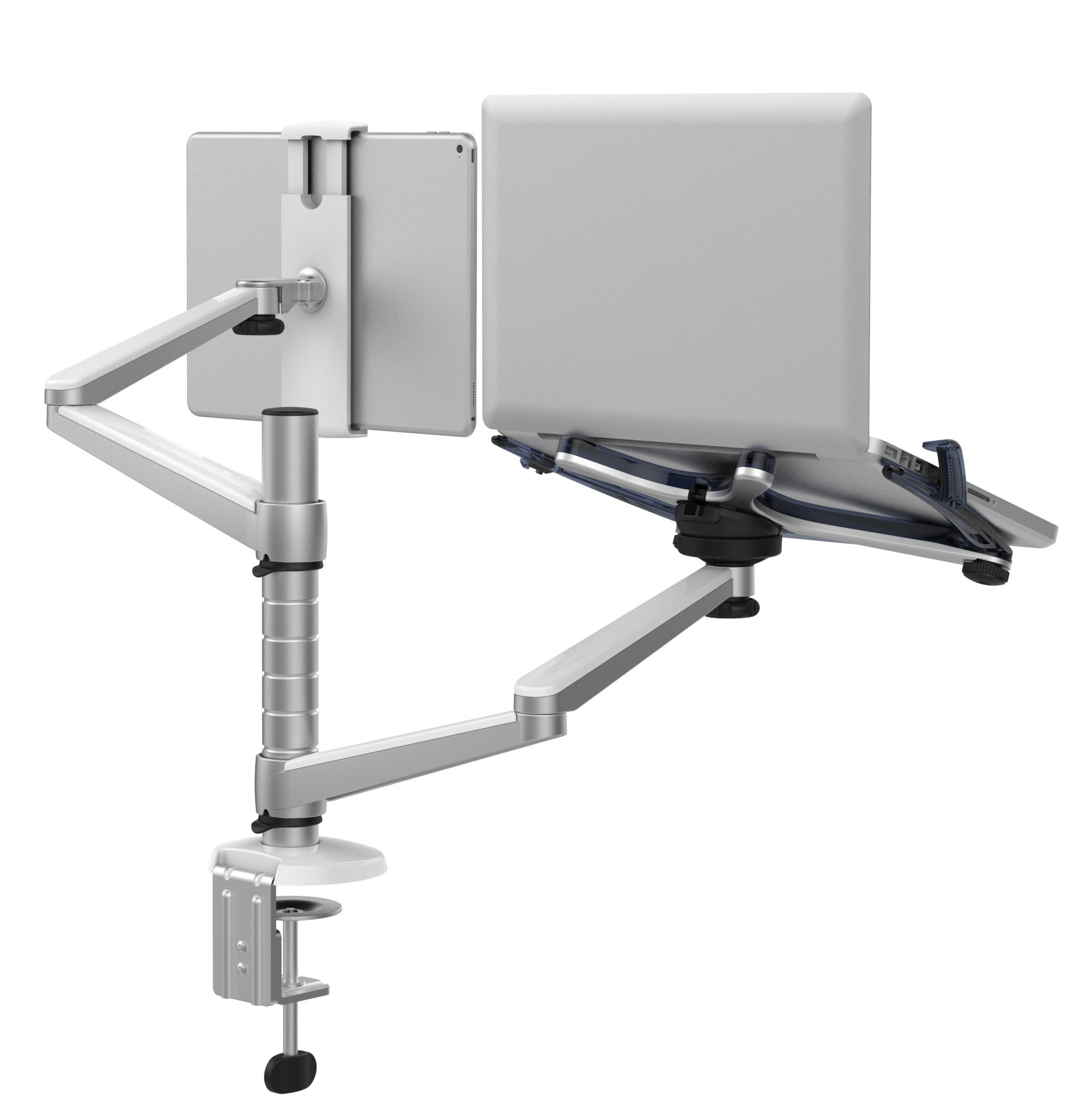 Aluminum Alloy Laptop Stand Double-arm Office Lazy Tablet Stand Marquezshop