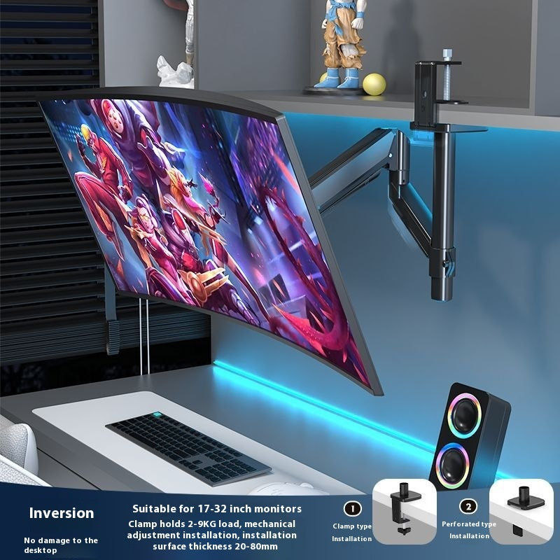 32-inch Computer Monitor Punch Free Rack Mechanical Arm Marquezshop