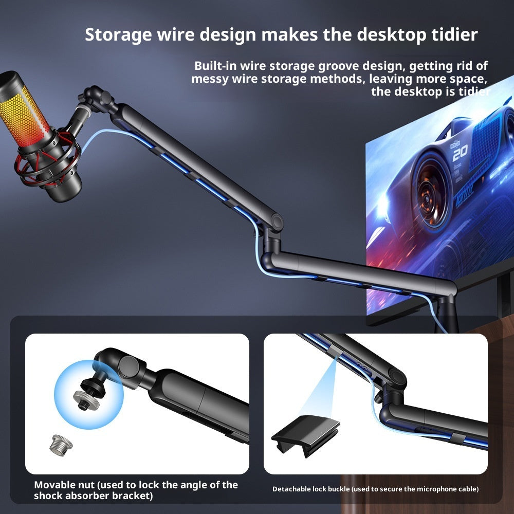 Microphone Cantilever Bracket Mobile Phone Tablet Live Recording Marquezshop