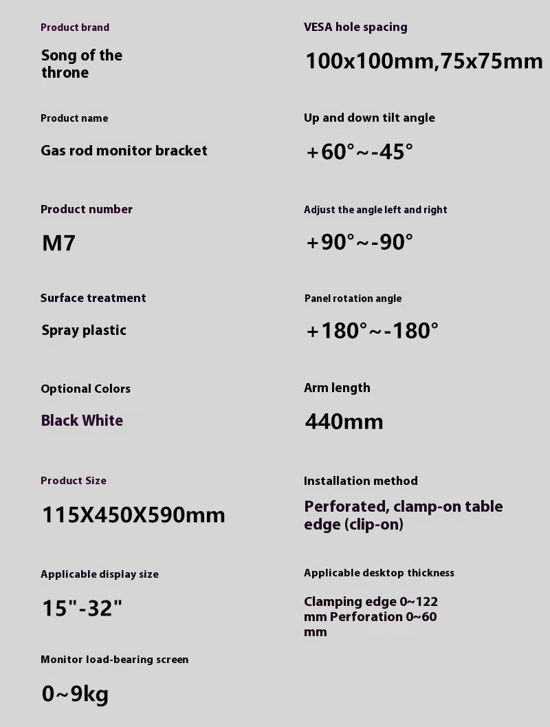 Adjustable Display Screen Mechanical Bracket Marquezshop