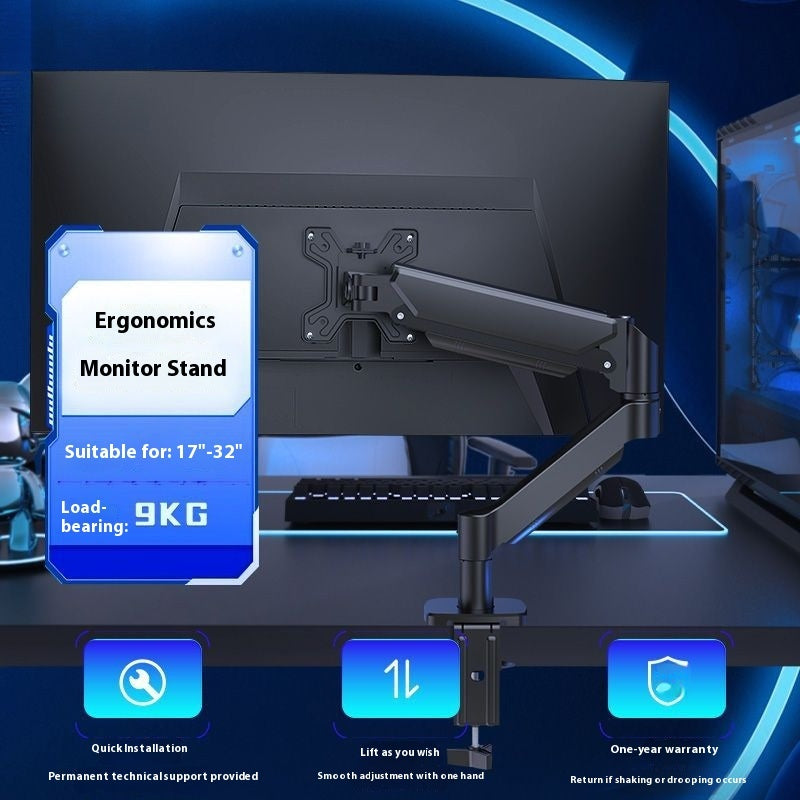 32-inch Computer Monitor Punch Free Rack Mechanical Arm Marquezshop