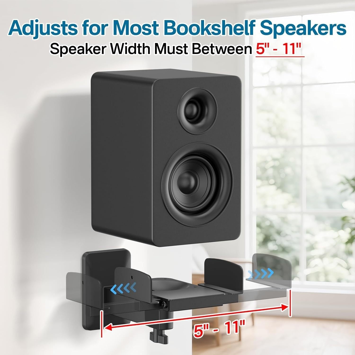 Double Clip Speaker Wall Mount 2 Pack Marquezshop